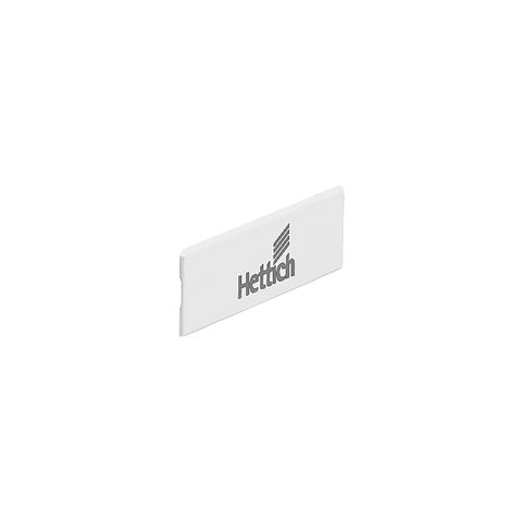 Hettich Заглушка для ящиков InnoTech Atira ,с логотипом Hettich, белая