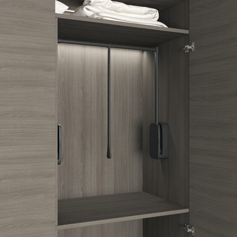 Лифт для Гардероба 600-850мм Антрацит 12кг#/Lift for Wardrobe Anthracite 12kg#
