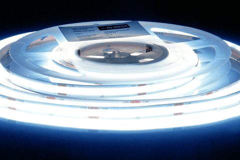 Лента светодиодная AQ LED-LINE COB 480 LED/м 24V 14W/м 8 мм IP20 холодный  белый 5 м