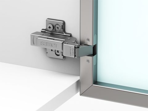 Петля Master для узкого алюм. профиля с доводчиком 18 мм/ALUMINIUM NARROW PROFILE MASTER 18 MM 