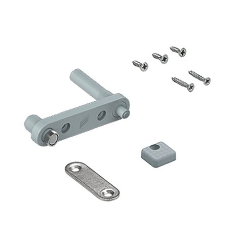 Hettich Магнитный фиксатор под прикручивание для Push to move, серый для WingLine L