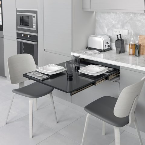 Механизм для выдвижного стола 70 см/FOLDABLE TABLE ANTHRACITE 70 CM