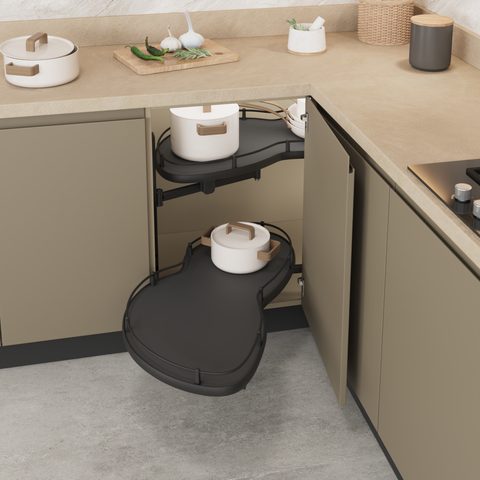 Волшебный уголок Soft Corner, 45 см правый, Хром/Turnboard Secret Corner Mechanism - Right 45cm