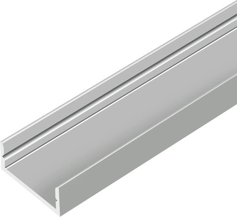 Профиль накладной AQ FORM для LED лент 15х7 3 м алюминий