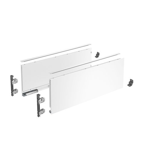 Hettich Боковины для ящиков AVANTECH YOU 400 / 187, правая и левая белый