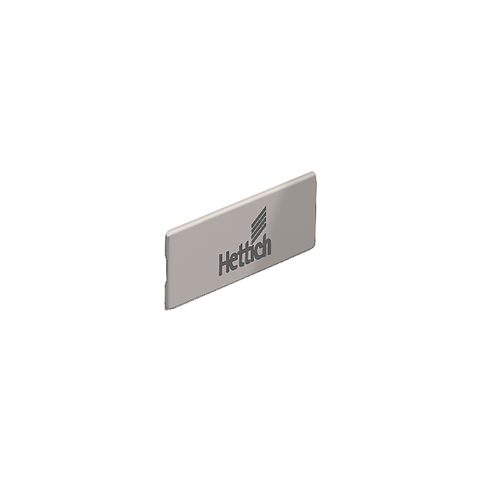 Hettich Заглушка для ящиков InnoTech Atira ,с логотипом Hettich, под нержавейку