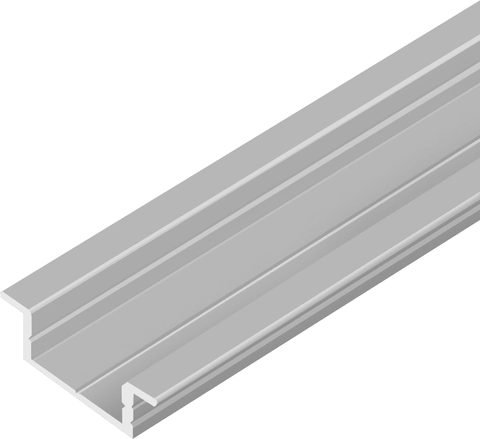 Профиль врезной AQ FORM для LED лент 15/21х7 3 м алюминий