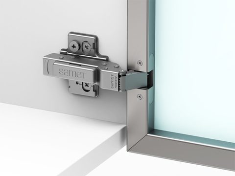 Петля Master для узкого алюм. профиля с доводчиком 9 мм/ALUMINIUM NARROW PROFILE MASTER 9 MM