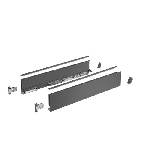Hettich Боковины для ящиков AVANTECH YOU 400 / 101, правая и левая антрацит