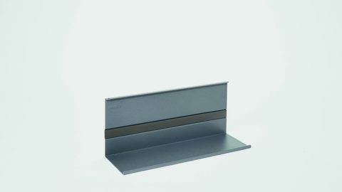 Kessebohmer Универсальная полка 350x110x140 для системы LINERO MosaiQ, графитовый черный