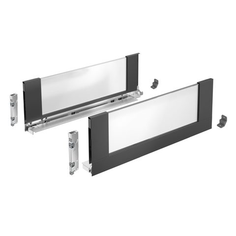 Hettich Боковины Inlay для ящиков AVANTECH YOU 500 / 187, правая и левая антрацит