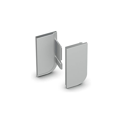 Hettich Заглушки для Canis L, B 23 mm, H 52 mm, цвет-алюминий