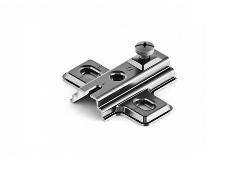 Монтажная планка для петли STAR 7 мм/STAR 7 MOUNTING PLATE SUNK SCREW HOLED WTHOUTSCREW 37 (NI)