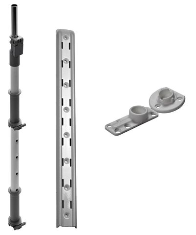 Kessebohmer Комплект установочный для LeMans II Axle-set,высота 600-750мм, серый