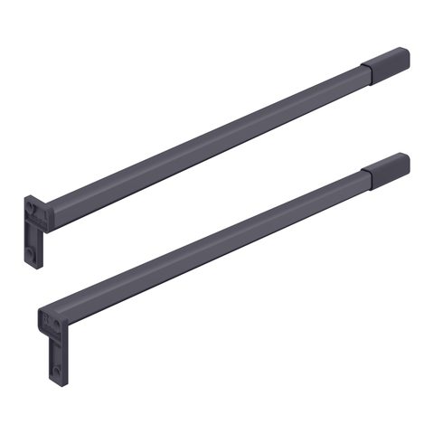 SMARTFLOW/ Релинг для деревянной задней панели 450/ Антрацит/FLOW WOODEN GALLERY RAILING 450 ANTHRAC