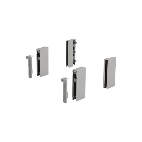 Hettich Комплект адаптеров DesignSide для ящиков ArciTech, 92 mm / 92, серебристый, материал-сталь