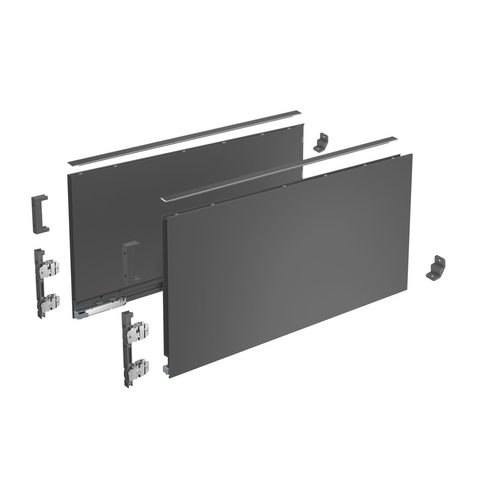 Hettich Боковины для ящиков AVANTECH YOU 500 / 251, правая и левая антрацит