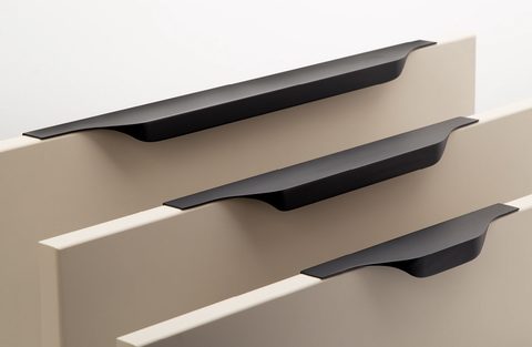 Мебельная ручка SY8900 0256 MM MAT BLACK/HANDLE 0256 MM MAT BLACK