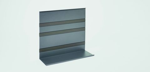 Kessebohmer Универсальная полка 350x110x300 для системы LINERO MosaiQ, графитовый черный, сталь