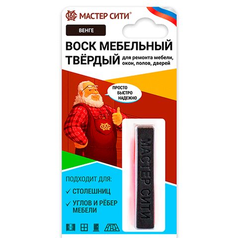 Воск мебельный мягкий (блистер), Ясень шимо светлый, 209