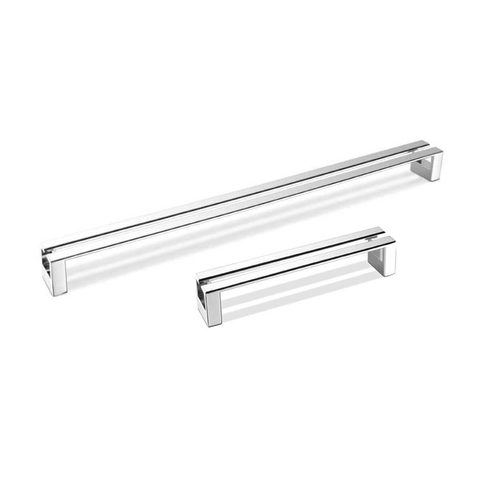 Мебельная ручка SY7487 0192 CR  0192 MM CHRM PLSHD