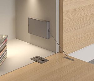 ItaFr Механизм для открывания фасада Set 1KIARO EASY Soft anthracite w/visible and concealed door br