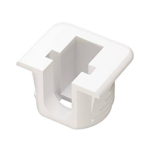ItaFr Полкодержатель белый Shelf support FLIPPER 14mm white 