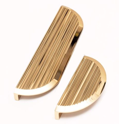 Мебельная ручка SY9076 0320 MM BRASS BRUSHED/HANDLE 0128 MM BRASS BRUSHED