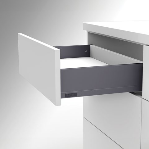 Ящик SMARTFLOW. 350 ММ Антрацит/FLOW 138/16 LOCK-FIX, 350 ANTHRACITE