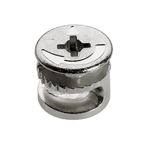 Hettich Стяжка RASTEX 15/15 с кромкой, никелированная