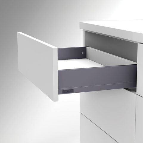 Ящик SMARTFLOW. 350 ММ, Антрацит/FLOW 106/16 LOCK-FIX, 350 ANTHRACITE