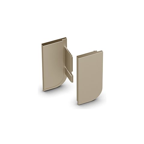 Hettich Заглушки для Canis L, B 23 mm, H 52 mm, цвет-нержавейка
